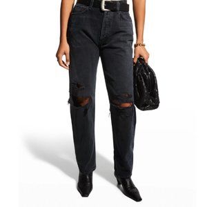 agolde 90s pinch waist jeans black